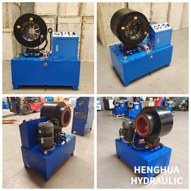 DX150 6" hose crimping machine